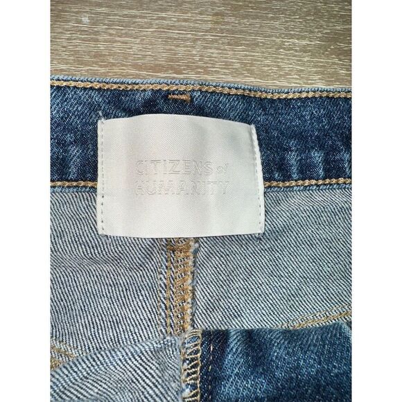 Citizens of Humanity Women's Mini Jean Skirt Plus Size 32W Blue Casual - Picture 7 of 10